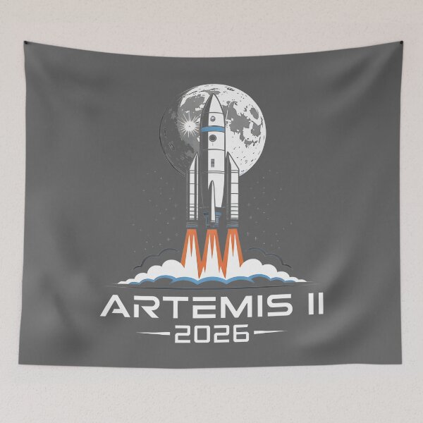 Item preview, Artemis 2 Journey Around the Moon and Back 2026 designed and sold by KristineLi.