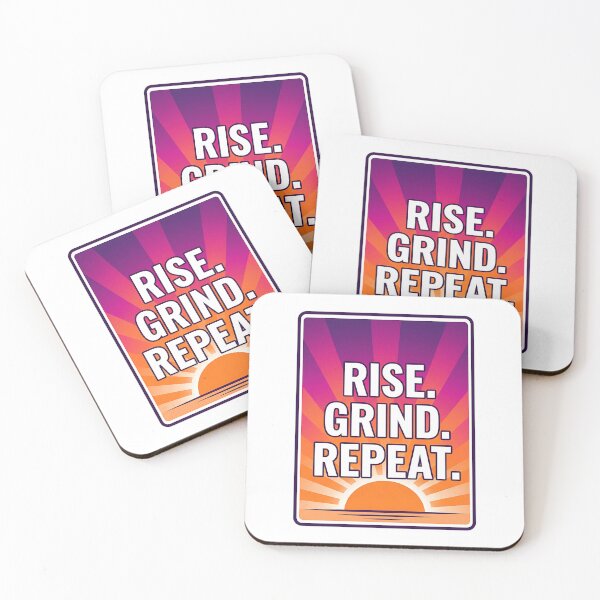 Item preview, Rise Grind Repeat Hustle Mindset for Fitness & Gym Motivation designed and sold by Urben Loop.