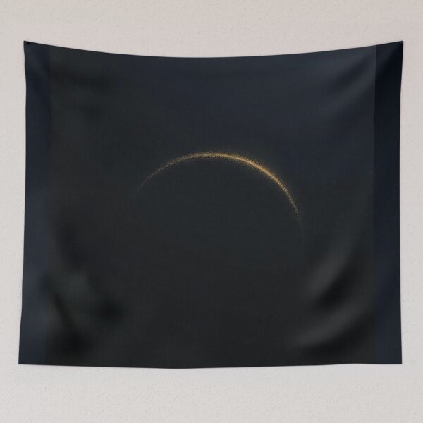 Item preview, Cosmic Silence Minimal Void Arc Design | Abstract Sacred Stillness Art designed and sold by ArtivaNest.