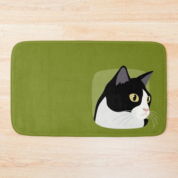 Item preview, Observant Tuxedo Cat Looking Aside designed and sold by Gumigrida.