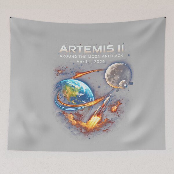 Item preview, Artemis II Rocket Space Launch Back to The Moon Mission 2026 designed and sold by mjohnson9.