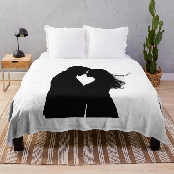 Item preview, Romantic Couple Silhouette – Love & Intimacy Minimalist Design designed and sold by Kavya Art.