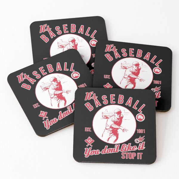 Item preview, Funny Baseball Sarcasm Quote It's Baseball You Don't Like It Stop It Pitcher MLB Sports Design designed and sold by CuratedlyV.