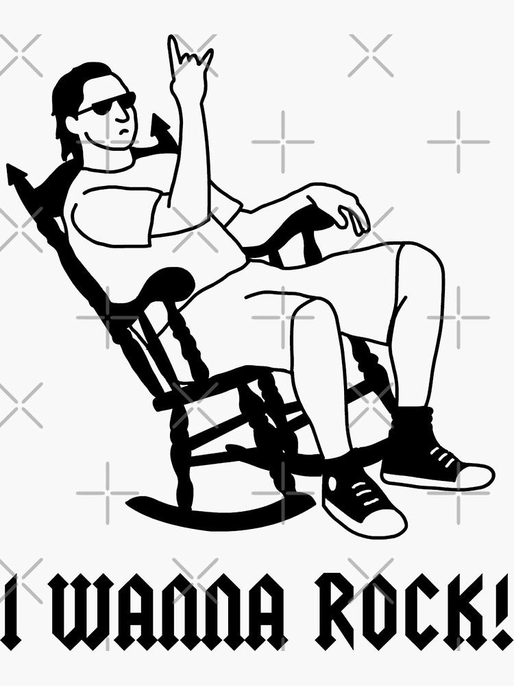 I wanna rock! old school rocking by krusefolkart