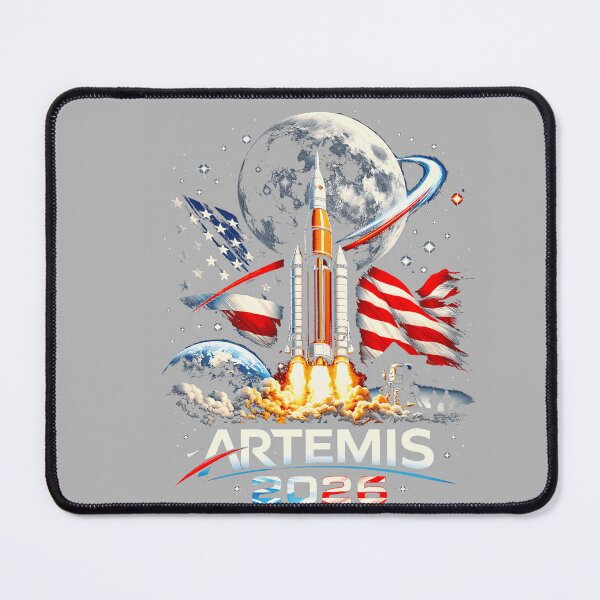 Item preview, Space Rocket Launch Mission to The Moon Artemis 2 designed and sold by GreggRoss.