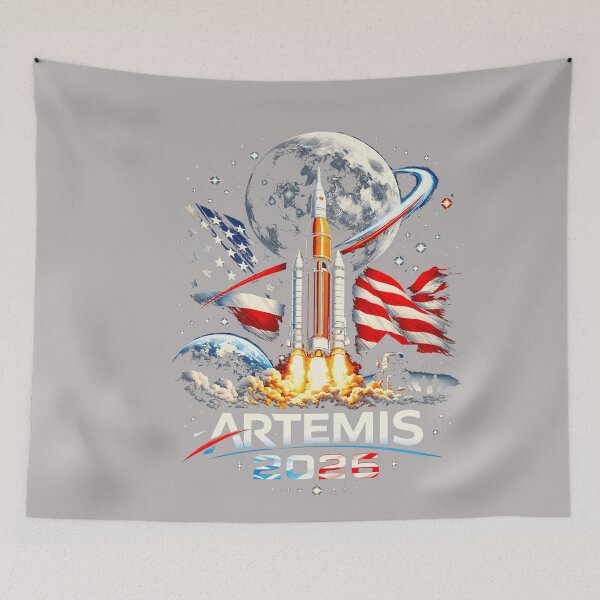 Item preview, Space Rocket Launch Mission to The Moon Artemis 2 designed and sold by GreggRoss.