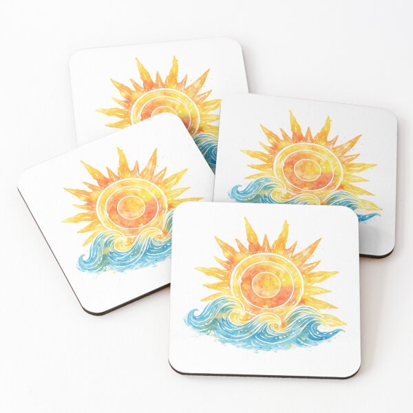 Item preview, Watercolor Sun – Warm Radiance Transparent Design designed and sold by MyTutina.