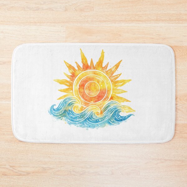 Item preview, Watercolor Sun – Warm Radiance Transparent Design designed and sold by MyTutina.