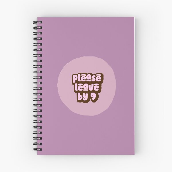 Item preview, PLEASE LEAVE BY 9 designed and sold by thehappyintrovert .