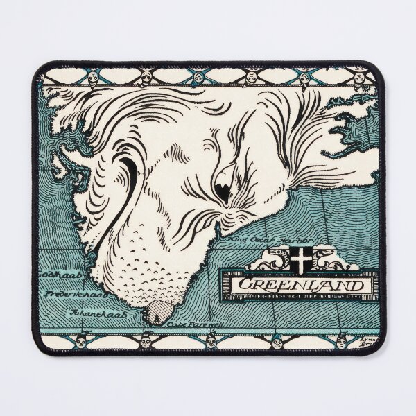 Item preview, Greenland Dog Magic Map Illustration | Luxor Price designed and sold by The Archive Alchemist.
