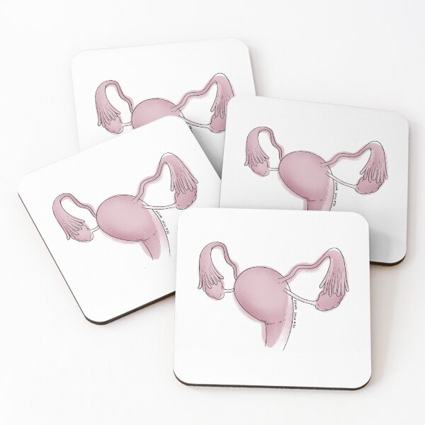 Item preview, Uterus Anatomy Line Drawing designed and sold by Studio Hromi LLC.
