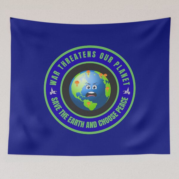 Item preview, War Threatens Our Planet Save the Earth and Choose Peace designed and sold by fev-rocks.