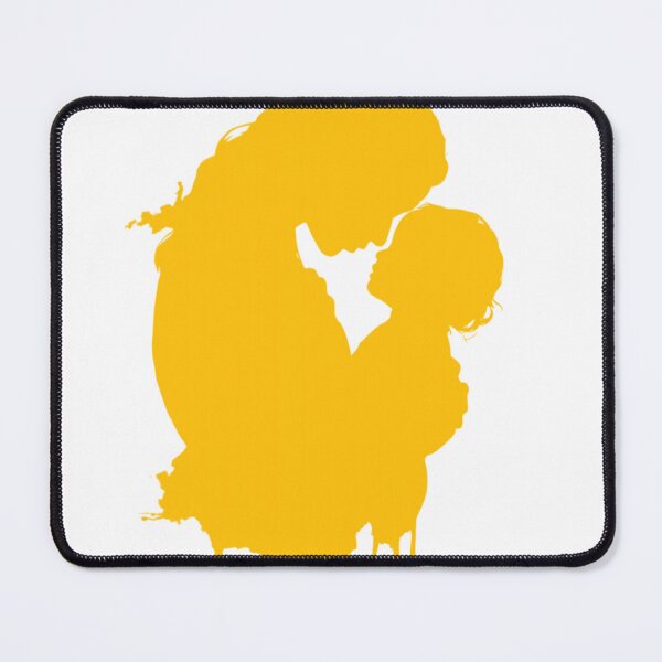 Item preview, Mother and Child Yellow Silhouette Mother's Day designed and sold by BigStar-Cart.