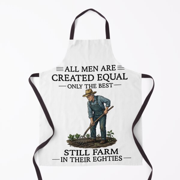Item preview, All Men Are Created Equal Still Farming at 80 Grandpa Pride designed and sold by FreshVibe Prints.