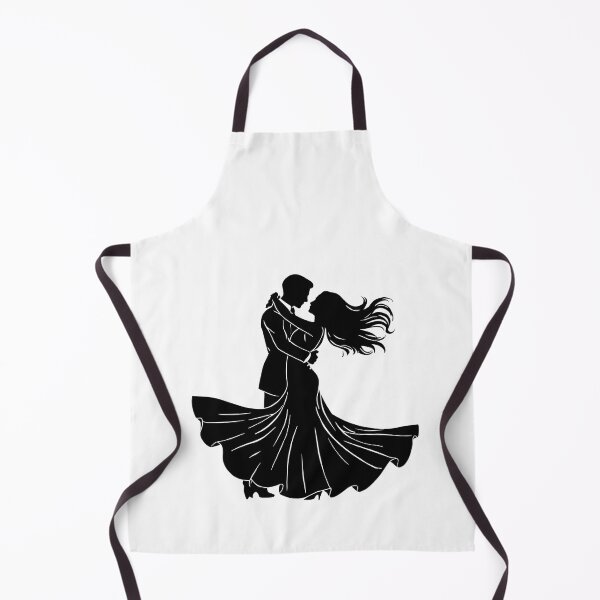 Item preview, Romantic Dancing Couple Silhouette – Elegant Love & Wedding Design designed and sold by Kavya Art.