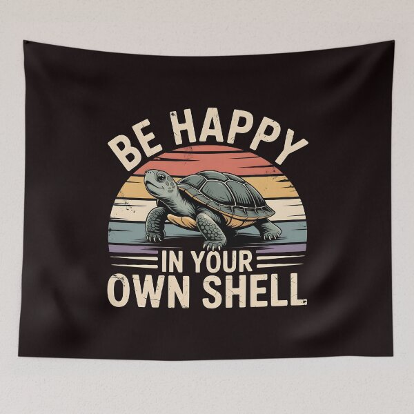 Item preview, Rainbow Turtle Be Happy In Your Own Shell Autism Awareness – Positive Message Design designed and sold by Redgiant87x.