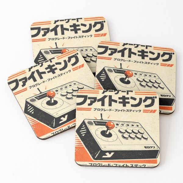 Item preview, Retro Japanese Arcade Fight Stick – Vintage Gaming Poster T-Shirt designed and sold by zumerdiego.