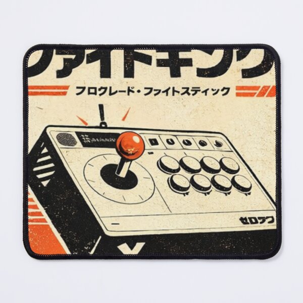 Item preview, Retro Japanese Arcade Fight Stick – Vintage Gaming Poster T-Shirt designed and sold by zumerdiego.