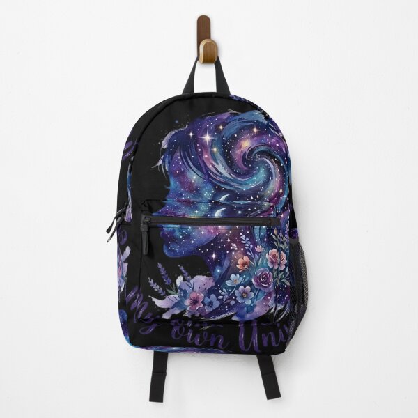 Item preview, Black My Own Universe Floral Galaxy Mother Earth Silhouette Navy Blue Earth's Month designed and sold by VISO-art.