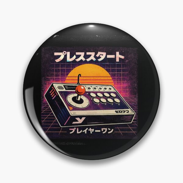 Item preview, Retro Japanese Arcade Fight Stick – Vintage Gaming Poster T-Shirt designed and sold by zumerdiego.