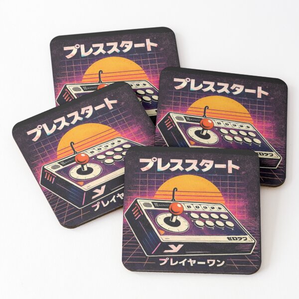 Item preview, Retro Japanese Arcade Fight Stick – Vintage Gaming Poster T-Shirt designed and sold by zumerdiego.
