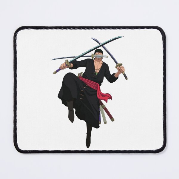 Item preview, Three Sword Style – Legendary Swordsman Anime Design designed and sold by Mr-MC-kitty.