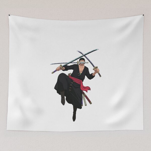 Item preview, Three Sword Style – Legendary Swordsman Anime Design designed and sold by Mr-MC-kitty.