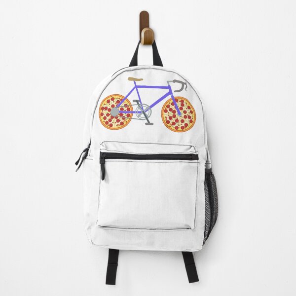 Item preview, Funny Bicycle with Pizza Wheels Design designed and sold by Jaudaux Designs.