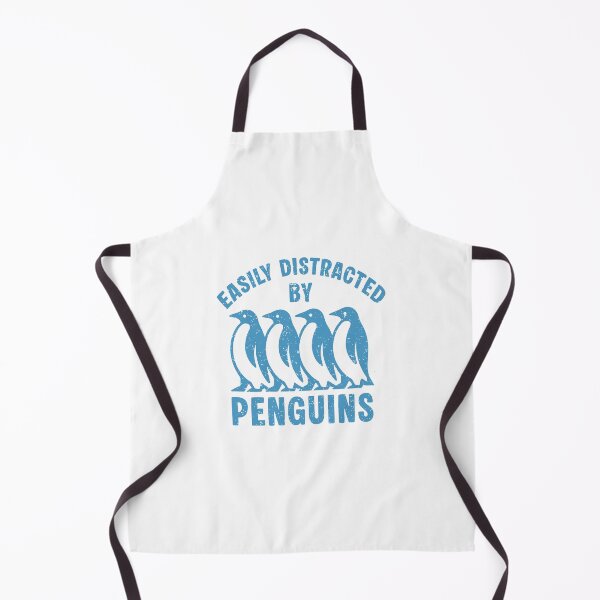 Item preview, Easily Distracted By Penguins Funny Penguin Animal Design designed and sold by Dmetalx Art Apparel.