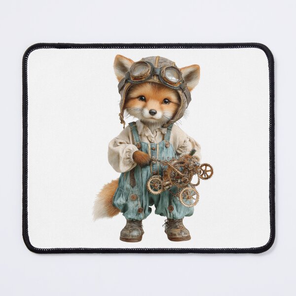 Item preview, Steampunk Aviator Fox designed and sold by FoxJonesCo.