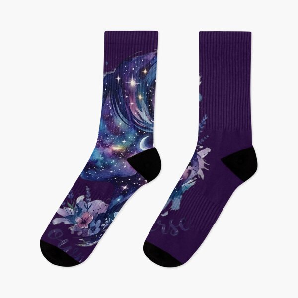 Item preview, Deep Purple My Own Universe Floral Galaxy Mother Earth Silhouette Navy Blue Earth's Month designed and sold by VISO-art.