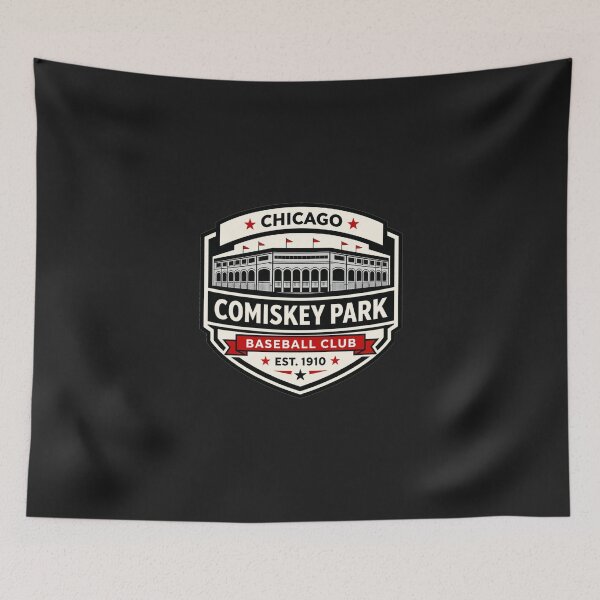 Item preview, Vintage Chicago Baseball Comiskey Park Navy Badge Shirt, Retro Stadium Tee, Classic Ballpark Design designed and sold by GhostDawgs.