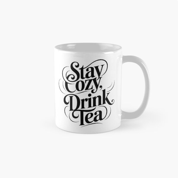 Item preview, Stay cozy, drink tea designed and sold by Moonody Designs.