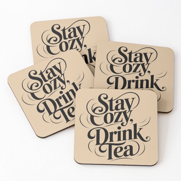 Item preview, Stay cozy, drink tea designed and sold by Moonody Designs.