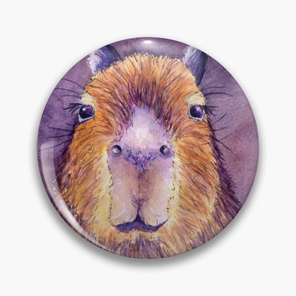 Item preview, Capybara designed and sold by Rhiannon Wolfe Art .