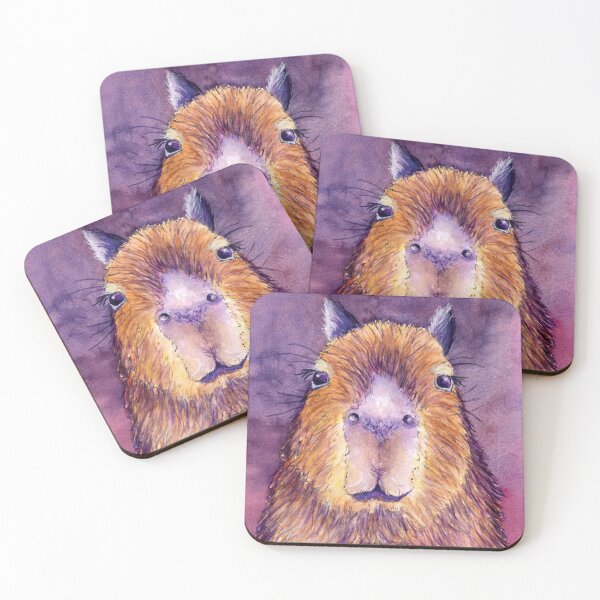 Item preview, Capybara designed and sold by Rhiannon Wolfe Art .