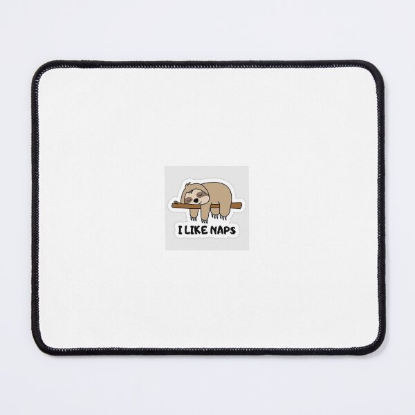 Item preview, i like naps cute sloth aesthetic sticker for genz designed and sold by MoodByte .