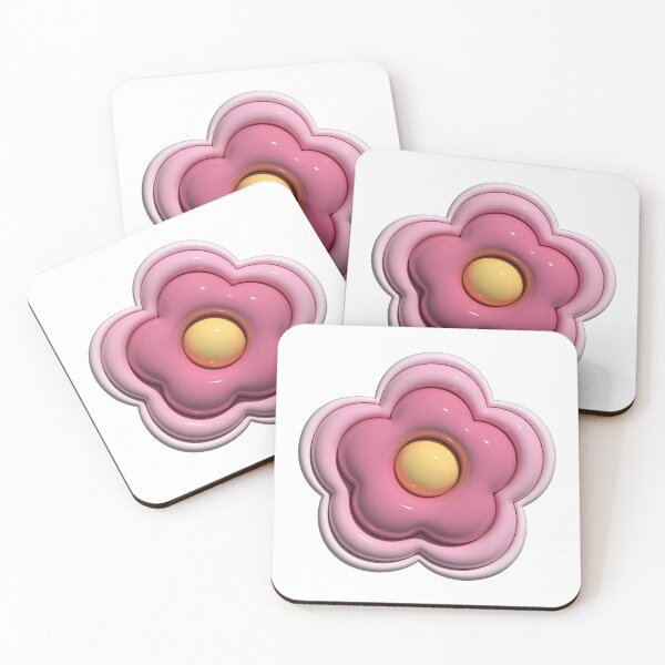 Item preview, Glossy pink flower designed and sold by Aalia-369.