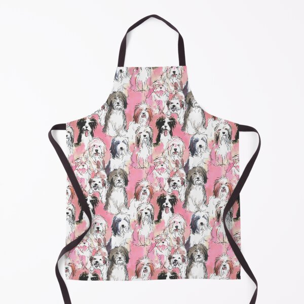 Item preview, Copy of Tibetan terrier loose sketch yellow designed and sold by Alessandro Remo Mazzoni Remotextiles.
