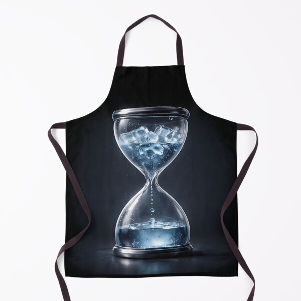 Item preview, Melting Time – Hourglass Environmental Awareness Graphic designed and sold by FunkyVista.