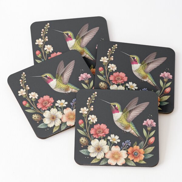 Item preview, Garden Spirit — Watercolour Hummingbird Fine  designed and sold by GrowNest.