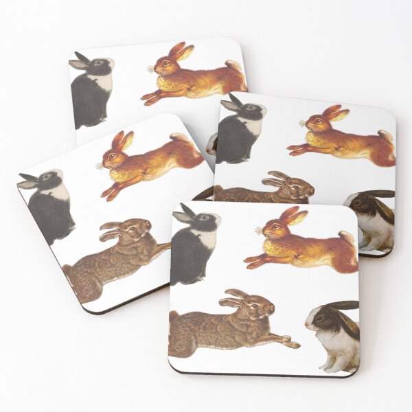 Item preview, Vintage Antique Bunny Sticker Pack designed and sold by ladybug333.