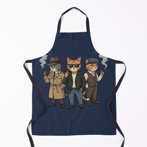 Item preview, Mafia Cats Vintage Gangster Cat Illustration Retro Style designed and sold by Negisandeep studio.