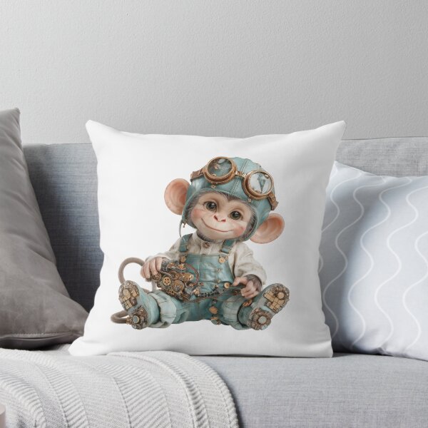 Item preview, Steampunk Cute Monkey designed and sold by FoxJonesCo.