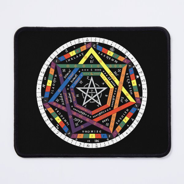 Item preview, Sigillum Dei Aemeth Enochian Tablet Colored designed and sold by signsandsymbols.