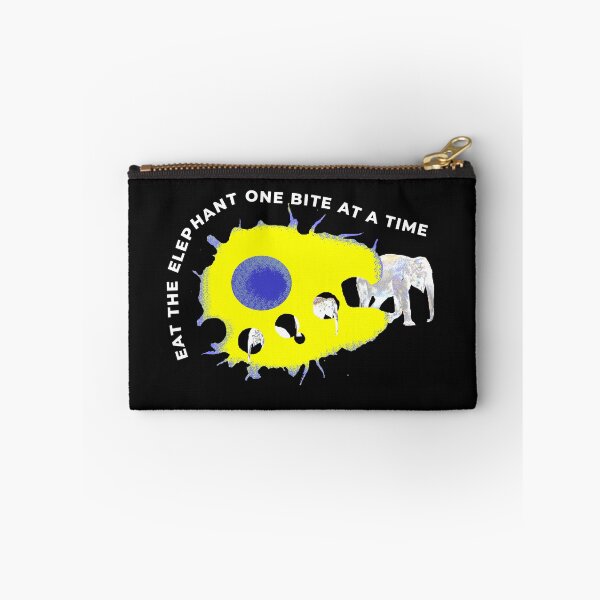 Item preview, Eat the Elephant One Bite at a Time – Surreal Cell Phagocytosis Motivational Art | Overwhelm, Productivity & Mindset Design designed and sold by ChiaraPagani.