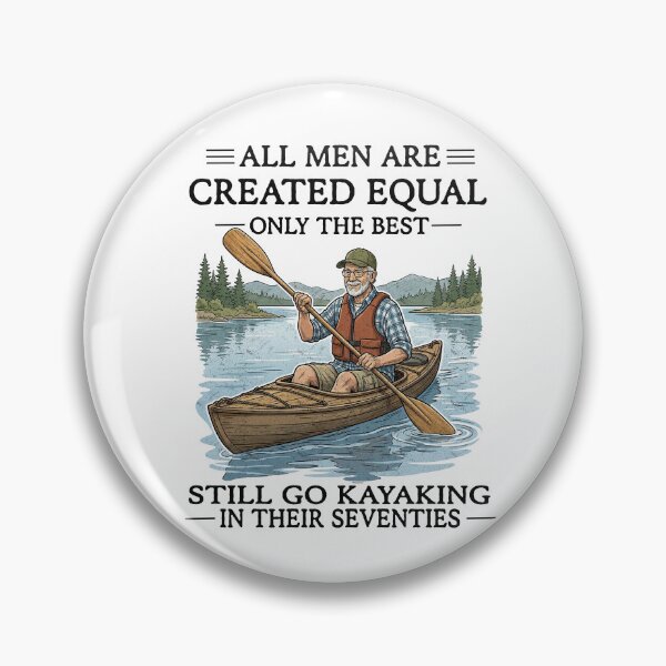 Item preview, Still Kayaking at 70 Birthday Grandpa designed and sold by FreshVibe Prints.