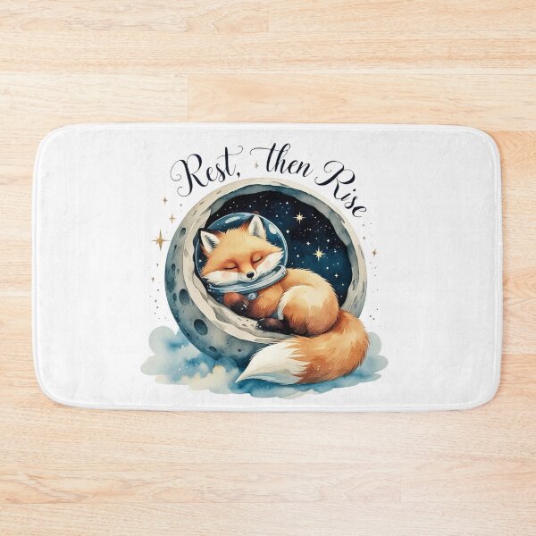 Item preview, Rest Then Rise Cute Vintage Fox Space Moon designed and sold by AQUILAKREO.