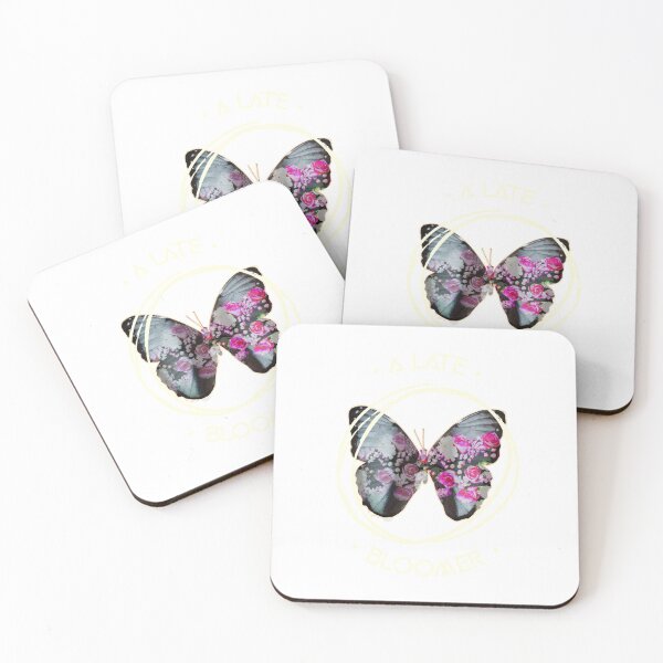 Item preview, A Late Bloomer – Floral Butterfly Aesthetic Design | Growth, Transformation & Self-Love Art designed and sold by ChiaraPagani.