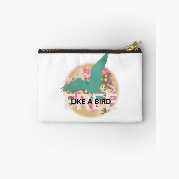Item preview, Free Like a Bird – Floral Circle Bird Silhouette Design | Freedom, Nature & Inspirational Art designed and sold by ChiaraPagani.